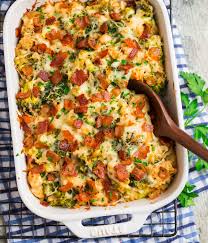 Chicken Bacon Ranch Casserole Easy Recipe With Healthy Ingredients
