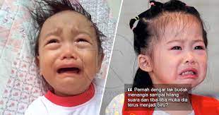 Tapi dengan cara inilah si kecil mampu mengungkapkan apa yang dirasakannya. Muka Anak Tiba Tiba Jadi Biru Gelap Seperti Kena Cekik Jangan Biarkan Anak Menangis Terlampau Lama The Reporter