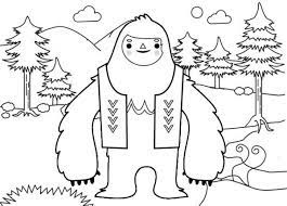 Color in this picture of a yeti and others with our library of online coloring pages. Pin On Fantasy Coloring Pages