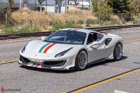Ferrari watches represent the power and beauty of the cars that have made racing history. Ferrari 488 Pista White Bbs E89 Wheel Front