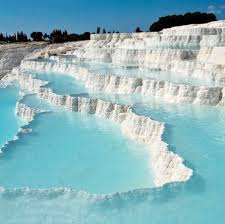 Ze zijn stralend wit en glanzen in de zon: Im Winter Lustig Pamukkale Thermal Pools Pamukkale Reisebewertungen Tripadvisor