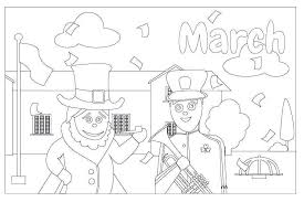 You will get to learn a lot from these free coloring pages that how creative are your from inside. Free Printable March Coloring Pages