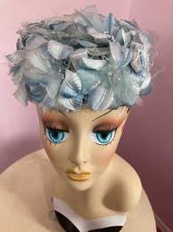 Vintage floral hat 1950s