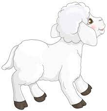 transparent white lamb png clipart picture christmas yard art cartoon lamb colorful drawings