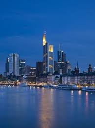 Photographic Print Financial District And Main River Frankfurt Am Main Hessen Germany By Walter Bibikow 24 Frankfurt Financial District Frankfurt Am Main