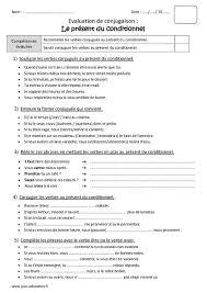 Present Du Conditionnel Cm2 Bilan A Imprimer Exercice Cm1 Exercice Verbe Conditionnel Present