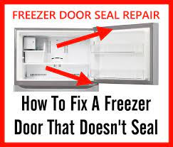 Adjust the middle hinge to straighten the lower portion of the door. How To Fix A Freezer Door That Doesn T Seal Shut