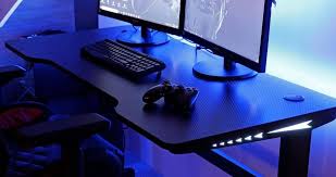 Led streifen verbinden & anbringen! 120 Cm Computertisch Mit Led Fur Spieler Thomasmoebel De