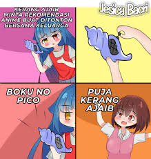 18 hilarious boku no pico memes of september 2019. Jesica Bacri Boku No Pico Anime Apa Si Kakak Jb Meme Facebook