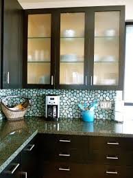 upper kitchen cabinets with glass doors