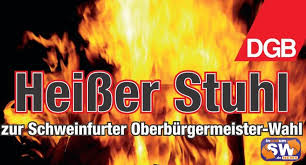 Heißer stuhl (fig.) автоматический перевод de herr kommissar rehn sitzt damit auf dem heißen stuhl; Der Dgb Ladt Ins Naturfreundehaus Ein Heisser Stuhl Der Ob Kandidaten Am 11 Marz Lokale Nachrichten Aus Stadt Und Landkreis Schweinfurt