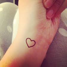 Simple Heart Tattoo Heart Tattoo Wrist Simple Heart Tattoos Heart Outline Tattoo