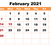 Free 2021 one page printable calendar landscape. 1