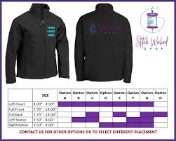 Custom embroidered rain jackets and ponchos. Custom Embroidery Custom Embroidered Jacket Softshell Etsy