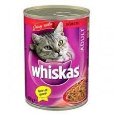 whiskas biftekli yetiskin kedi konservesi 400 gr kedi kopek kedi kopek