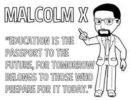 But was he simply misunderstood? Black History Month Malcolm X Coloring Page By Wonder Media Tpt