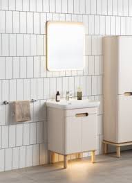 Vitra Sento Washbasin Unit 65 Cm With Doors With Legs Matte Cream Vitra Bathrooms Vitra Wash Basin