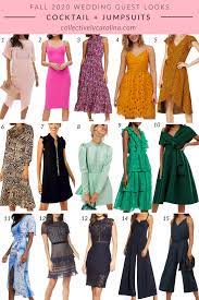 Fall wedding season is upon us. Fall 2020 Wedding Guest Looks Collectively Carolina