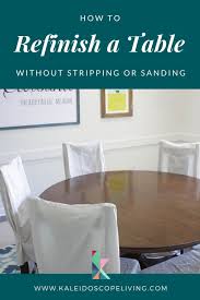 In this part 2 of how to refinish a table top or dresser i'll walk through how to stain wood after sanding. How To Refinish A Table Without Sanding Stripping