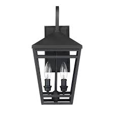 Park Harbor Phel4501blk Black Edgehill 2 Light 16 1 8 Tall Outdoor Wall Sconce Lightingdirect Com