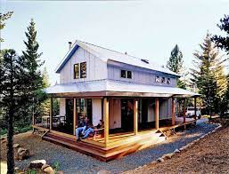 Metal portable cabin pampers all requests with affortable pricing, because we take pleasure in the we love demanding situations. Cosy Metal Building Cabin W Wrap Around Porch Hq Plans Pictures Metal Building Homes