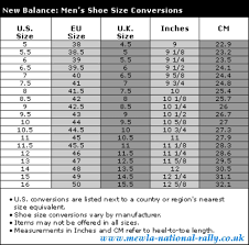 new balance shoe size chart shoes collections