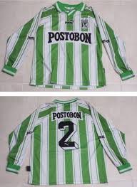 A., best known as atlético nacional, is a colombian professional football club based in medellín. Atletico Nacional Home Football Shirt 1999 1998