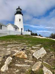 Lighthouse located in bristol, lincoln county, maine, at the tip of the pemaquid neck. Pemaquid Point Lighthouse In Bristol Maine Features