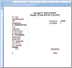 So, slip gaji bisa dibilang sebagai penyemangat kerja buat anda yang sedang kepepet untuk menemukan contoh slip gaji , kini tak usah cemas kami menyediakan slip gaji bulanan aryawan. Contoh Slip Gaji Malaysia Excel Surat 35