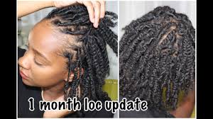 1 MONTH STARTER LOCS TWO STRAND TWIST