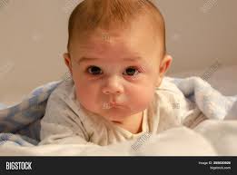 Cute 4 Months Old Baby Image Photo Free Trial Bigstock