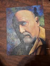 Michael Myers Halloween, Dr. Loomis, painting by Mark Crow