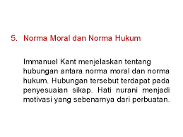 A moral (from latin morālis) is a message that is conveyed or a lesson to be learned from a story or event. Norma Moral Adalah