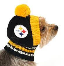 Pittsburgh Steelers Nfl Football Knit Hat For Dogs Available At Hotdogcollars Com Dog Hat Nfl Dog Dog Clothes