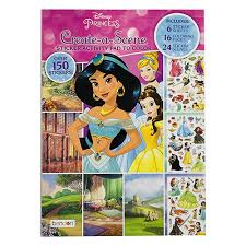 Princess and the pea coloring pages; Disney Princes Coloring Sticker Pad Import Japanese Products At Wholesale Prices Super Delivery