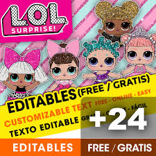 Las muñecas lol surprise son juguetes populares para niñas. Mega Kit Imprimible De Lol Surprise Gratis Con Calidad Profesional Ideas Para Imprimir