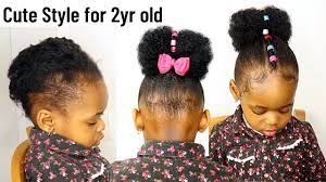 Super cute and easy to do natural hairstyles for kids. Christmas Holiday Hairstyle For Toddlers Kids With Short Natural Hair Little Black Girls Youtube