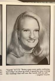 A walk down memory lane with a 27-year-old senior picture and a quote from  a favorite band