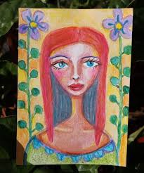 Las mejores ofertas en Pintura acuarela original Arte Pinturas el  primitivismo