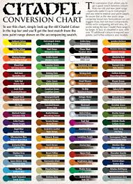 51 Matter Of Fact Vallejo Game Color Conversion Chart