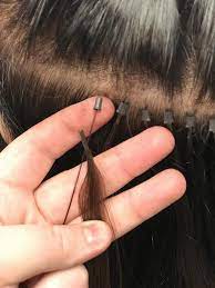 Microbead Hair Extensions Are They Right For You Fit Mommy In Heels Micro Ring Hair Extensions Micro Bead Hair Extensions Bead Extensions