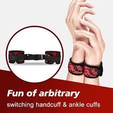 Amazon.com: Neck to Wrist Sex Restraints Handcuffs, BDSM Bondage Sex Kit  Behind Back Handcuffs, Sex Toys Bondage Collar and Handcuffs Set for Woman  Sweater,Sex Supplies Handcuffs Porn Restraint for Woman K49 :