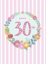 Wish you a great birthday! Szuletesnap Kepviselo Vezeto Muveszek Akik Termelnek Gyermekek Es Diszito Munkak Jutalek Vagy Licenc 30th Birthday Wishes Happy 30th Birthday Art Birthday