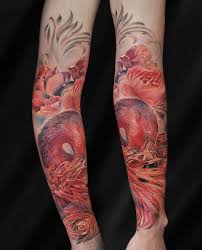 Black And White Vs Color Tattoo Reddit Freshly Done Colorful Flamingo With Flowers On Womans Arm Artist Maris Pavlo Flamingo Tattoo Flamingotattoo Bird B Tattoo Tiere Flamingo Kunst Flamingo