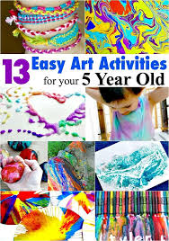 Birthday Party Activities For 5 Year Olds 13 Easy Art Activities For Your 5 Year Old 5 Year Old Crafts Art Party Activities Activities For 5 Year Olds