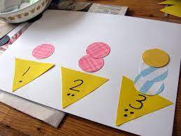 Hands On Math For Preschool The Letter I The Measured Mom Preschool Art Math Art Activities Kindergarten Art Activities