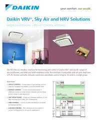 Press the 'on/off' button and hold it for 2 seconds before you release the same. Daikin Rtd Net Sales Brochure Pdf Air Conditioning Automation