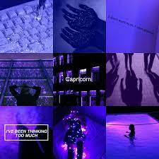 Capricorn Indigo Aesthetic Capricorn Aesthetic Zodiac Signs Images Purple Wallpaper Iphone