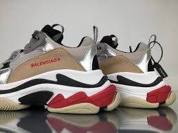 Balenciaga Triple S 483523w06e11260 Silver Shoes 6 Zapatillas