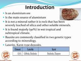 All Normal Sizes Bauxite Ore Chemical Formula - China Refractory Bauxite,  Metallurgical Grade Bauxite Ore Price | Made-In-China.Com
